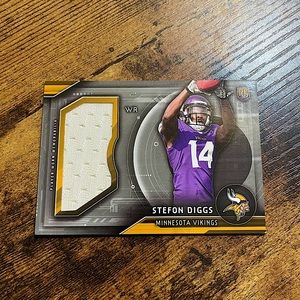 Stefon Diggs 2015 Topps Rookie Jumbo Relic Vikings White #RJR-SD Bills RC Patch